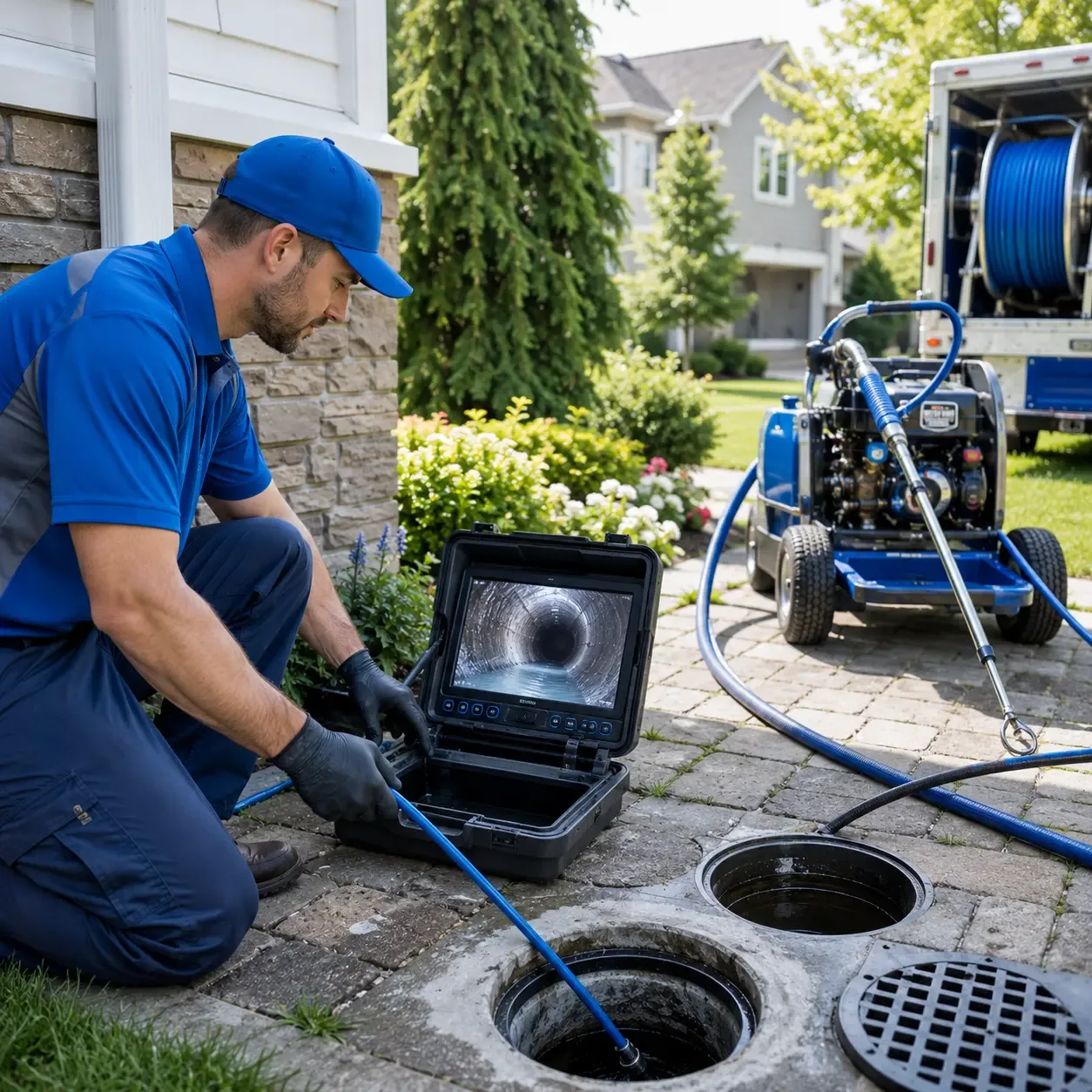Outdoor drain cleaning professionals serving Johns Creek, GA